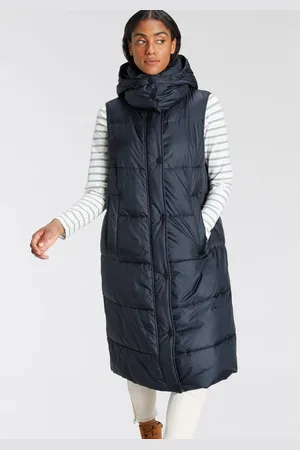 AMBER & JUNE Bodywarmer met warme kraag