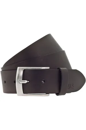 H.I.S Leren riem in tijdloos elegante look - nieuw tot maat 145 beschikbaar