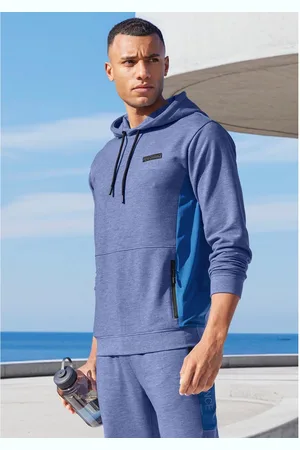 AUTHENTIC LE JOGGER Capuchontrui - Sport-Hoodie gemêleerde look, met ritszak