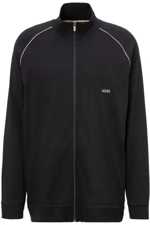 HUGO BOSS Sweatvest met geborduurd logo