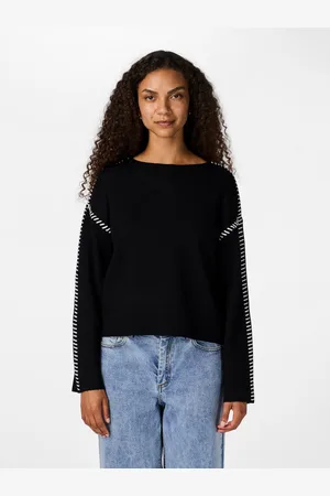 Y.A.S Gebreide trui YASSTITCHA LS KNIT PULLOVER S. NOOS