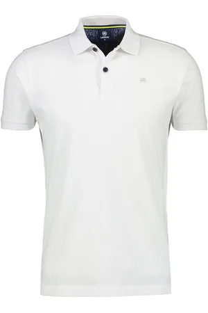 Lerros Poloshirt met stijlvol borduursel op borsthoogte