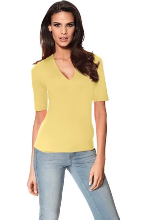 Heine Shirt met V-hals (1-delig)