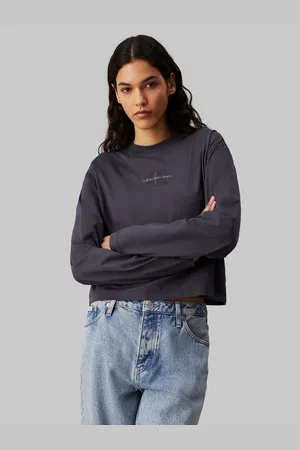 Calvin Klein Shirt met lange mouwen MONOLOGO LOOSE LS TEE