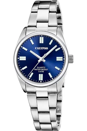 Calypso Kwartshorloge Basic Horloge, dameshorloge, stalen band, analoog