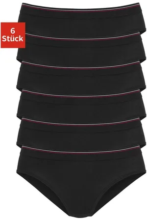 H.I.S Bikinibroekje elastische katoenkwaliteit (6 stuks, Set van 6)
