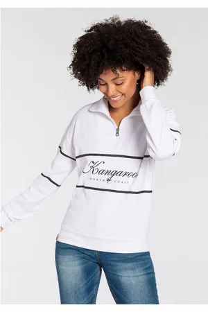 KangaROOS Sweatshirt Met opstaande schipperskraag en logoprint - NIEUWE COLLECTIE