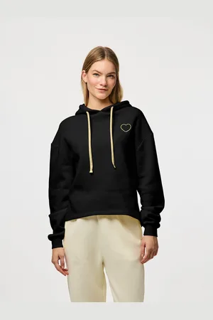 Pieces® Hoodie PCCHILLI LS HEART HOODIE NOOS BC