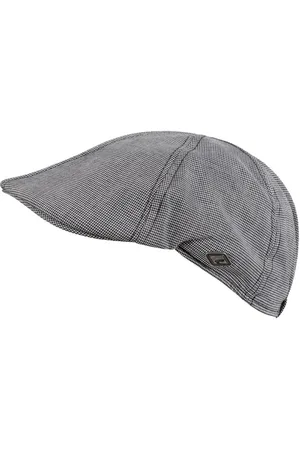 Chillouts Sportpet Kyoto hat Flat cap met fijn ruitpatroon
