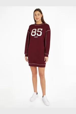 Tommy Hilfiger Sweatjurk VARSITY 85 SWTSHIRT DRESS LS