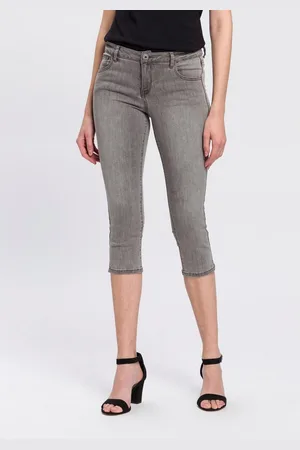ARIZONA Capri jeans Ultra Stretch extra-strakke snit, modieuze beenafsluiting met split
