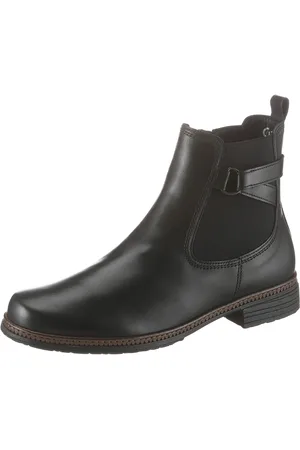 Gabor Chelsea-boots blokhak, enkellaarsje, businessmode met stretch inzet