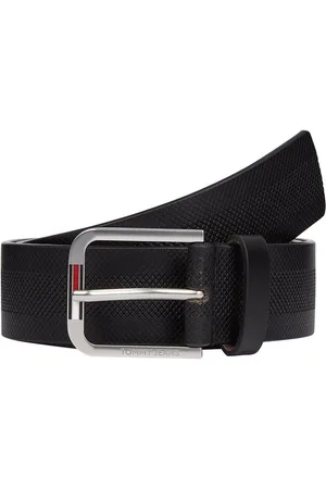 Tommy Hilfiger Leren riem TJM AUSTIN 3.5 Eenvoudige pin sluiting met logo, zachte haptiek