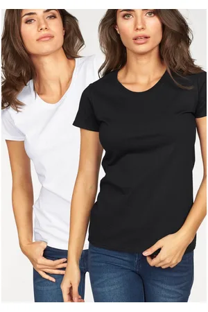 Fruit Of The Loom Shirt met ronde hals Lady Fit Premium (2-delig, Set van 2)