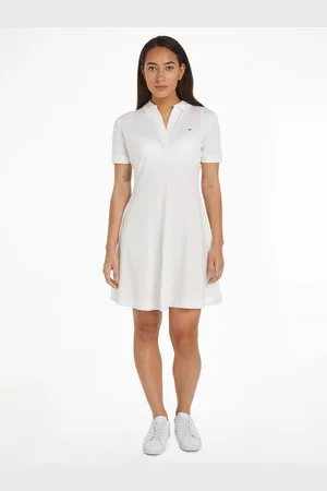 Tommy Hilfiger Polojurk F&F OPEN PLCKT LYCLL POLO DRS SS