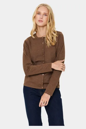 Saint Tropez Vest A8661, MilaSZ R-Neck Cardigan