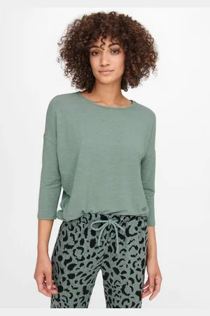ONLY Shirt met 3/4 mouwen ONLGLAMOUR 3/4 TOP JRS NOOS