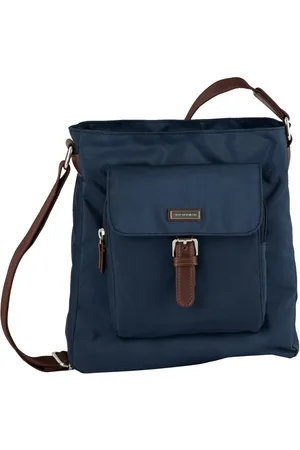 TOM TAILOR Hobo-tas Rina van lichtgewicht nylon en ingewikkeld geweven riemband