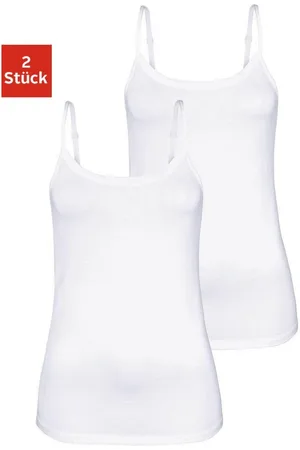 vivance collection Top met spaghettibandjes Met verstelbare schouderbanden (Set van 2)