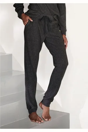 Lascana Homewearbroek -Loungebroek Lounge-/brei broek met praktische zakken, loungewear