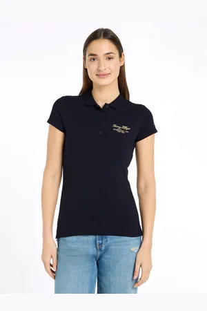Tommy Hilfiger Poloshirt SLIM SCRIPT GRAPHIC POLO SS met script-logo-opschrift