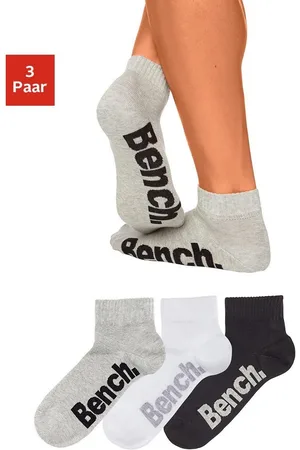 Bench Korte sokken met comfortabele ribboorden (set, 3 paar)