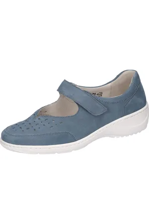 Waldläufer Klittenbandschoenen KYA Gespschoen, comfortschoen, ballerina met praktische klittenband