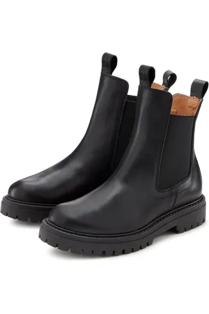 ELBSAND Laarsjes Chelsea laarzen, instaplaarzen, bikerboots van leer