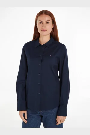 Tommy Hilfiger Overhemdblouse STRETCH OXFORD REGULAR SHIRT