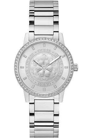 Guess Kwartshorloge Petal Horloge, dameshorloge, kristallen, mineraalglas, stalen band