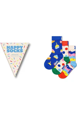 Happy Socks Sokken Verjaardagscadeauset (Set van 3)