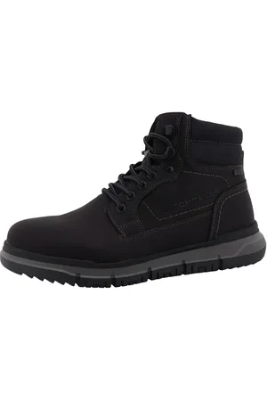 TOM TAILOR Winterlaarzen winter-enkellaars, veterschoenen met binnenrits