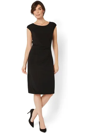 Hermann Lange Jerseyjurk met elegante plooi