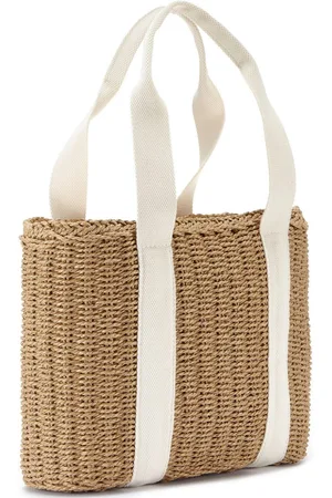 vivance collection Shopper Strandtas Schoudertas, mandtas, draagtas, bamboe-look VEGAN