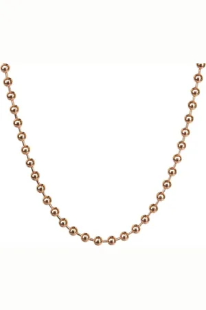 Firetti Edelstalen ketting Sieraad cadeau bolketting schakeling, 3,0 mm breed