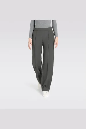 Mac Pantalon Chiara met visgraatdessin