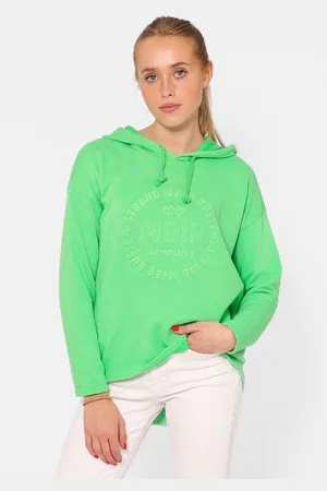 Zwillingsherz Hoodie "Moin" met capuchon en stempeldruk