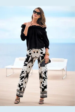 Heine Blouse met carmenhals