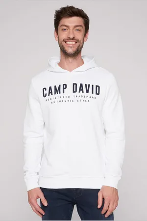 Camp David Hoodie met logoprint