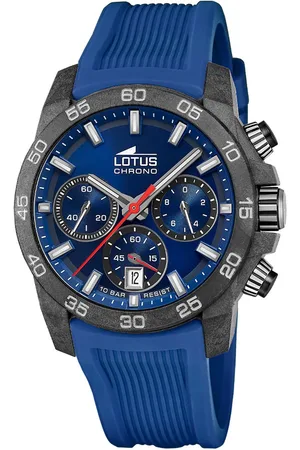 Lotus Chronograaf Quartzhorloge, horloge, herrenuur, rubberen band, dag, stopwatchfunctie
