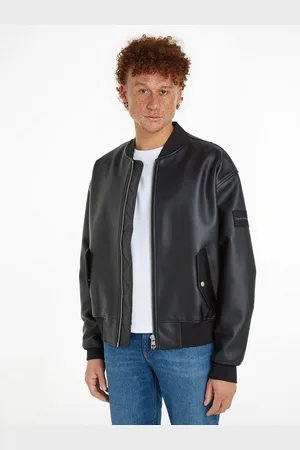 Calvin Klein Jack in collegestijl FAUX LEATHER BOMBER