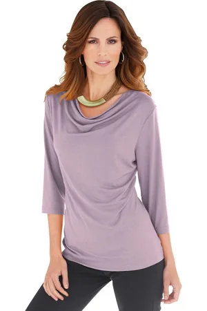 Classic Inspirationen Shirt met cascadehals Shirt (1-delig)