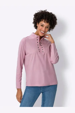 Classic Basics Shirt met staande kraag Shirt met lange mouwen (1-delig)