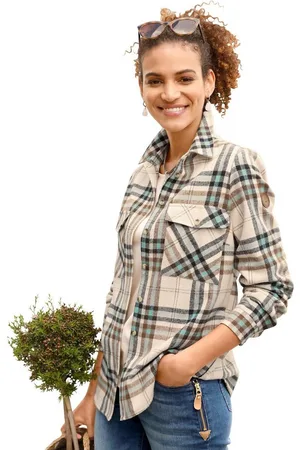 Casual Looks Flanellen blouse