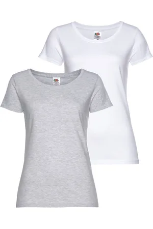 Fruit Of The Loom Shirt met ronde hals Lady Fit Premium (2-delig, Set van 2)