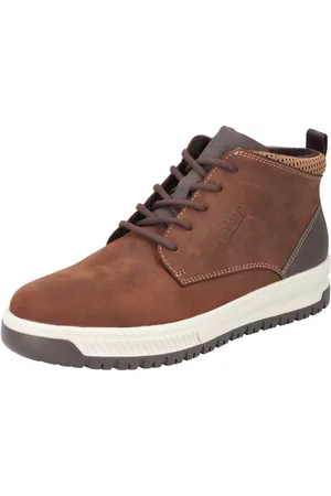 Rieker Hoge veterschoenen met zacht verdikte rand
