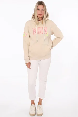 Zwillingsherz Hoodie Limited Edition met capuchon, geborduurd "moin" en ankerontwerp, exclusief bij otto