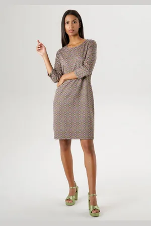 Aniston Jerseyjurk met interessant patroon
