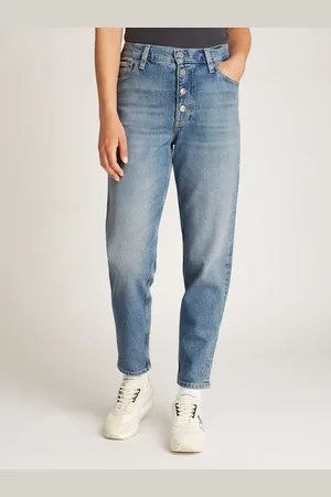 Calvin Klein Mom jeans MOM JEAN met open knoopsluiting