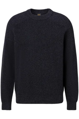 HUGO BOSS Gebreide trui Alamaka met een ronde hals